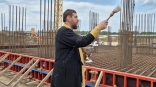 Прошел чин освящения первого фундамента в новом микрорайоне Омска Прошел чин освящения первого фундамента в новом микрорайоне Омска