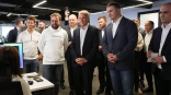 Герман Греф и Виталий Хоценко открыли уникальную омскую «Школу 21» Герман Греф и Виталий Хоценко открыли уникальную омскую «Школу 21»