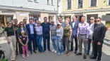 «Пешеходный Любинский» посетил бывший хоккеист омского «Авангарда»
