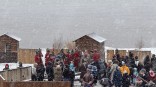В центре Омска строят стационарное укрепление В центре Омска строят стационарное укрепление