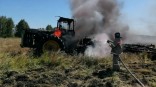 Со стартом уборочной кампании заполыхала техника Со стартом уборочной кампании заполыхала техника