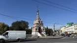 На омской Серафимо-Алексеевской часовне старый купол уступил место новому На омской Серафимо-Алексеевской часовне старый купол уступил место новому