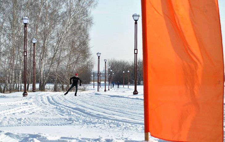 В честь Олимпиады Гамбург открыл в Омске лыжню В честь Олимпиады Гамбург открыл в Омске лыжню