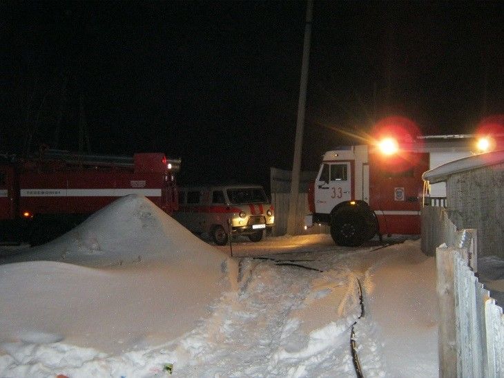 В Омском районе сгорели три человека