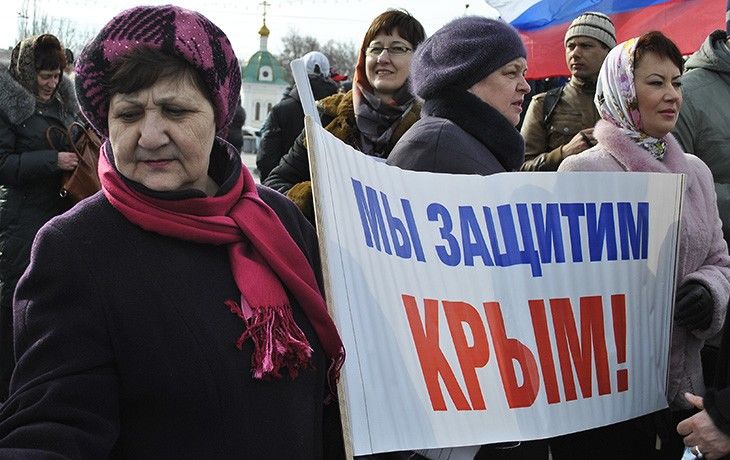 Митинг омичей в поддержку Крыма выполнил установку на массовость