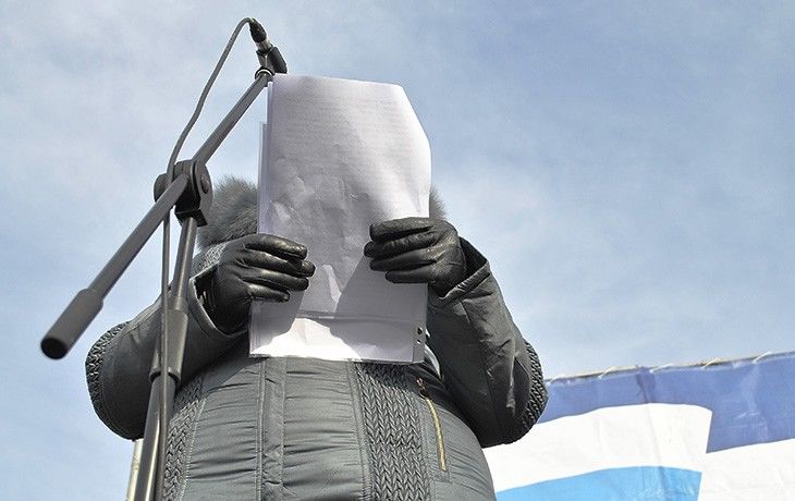Митинг омичей в поддержку Крыма выполнил установку на массовость