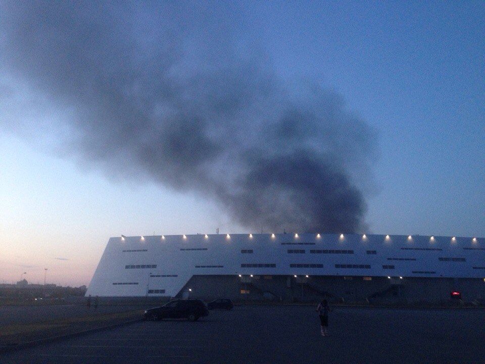 На правом берегу Иртыша горит лесная зона