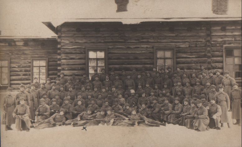 Военная школа 1 резервного полка. Омск, 1918 год