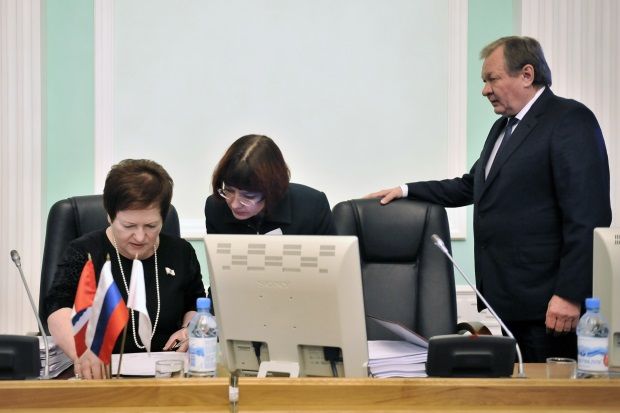Галина Горст, спикер Омского городского Совета Галина Горст, спикер Омского городского Совета