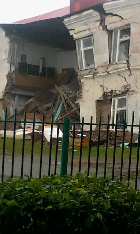 В городе Называевск Омской области полностью обвалилась средняя школа В городе Называевск Омской области полностью обвалилась средняя школа