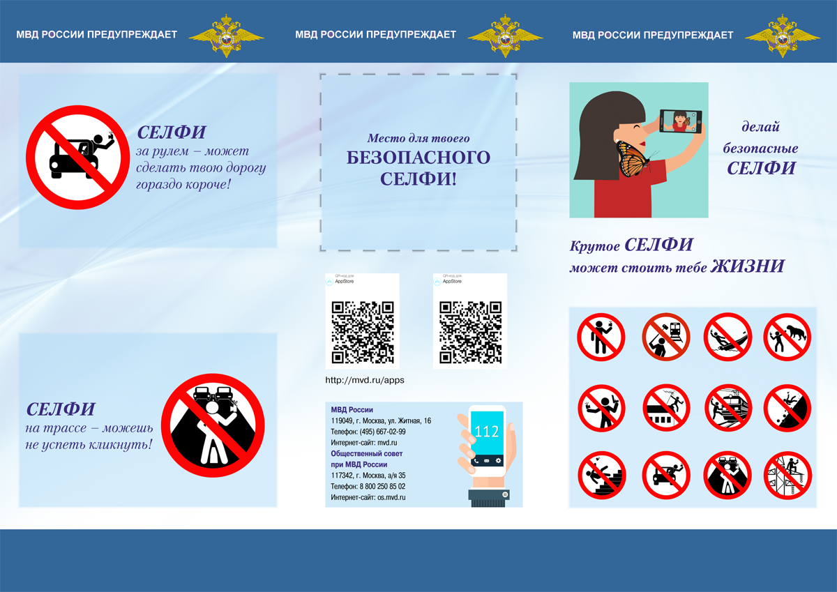 Полиция научит россиян делать селфи без ущерба здоровью Полиция научит россиян делать селфи без ущерба здоровью