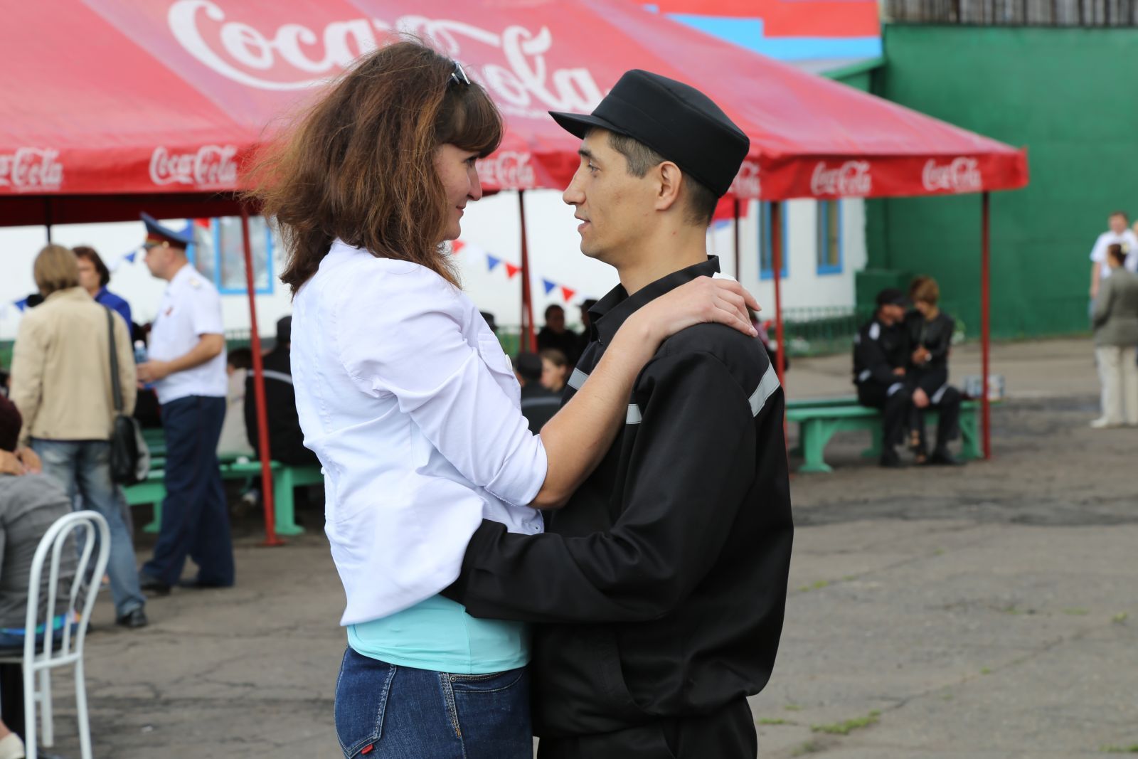 В омской колонии стреляли из танка