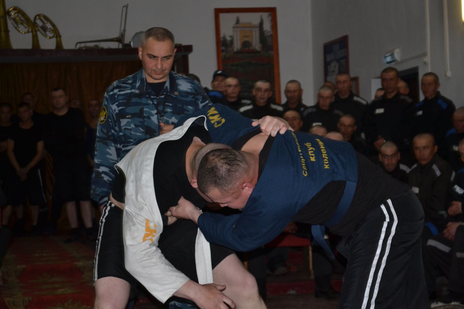 В омской колонии № 2 прошли соревнования по тувинской борьбе хуреш