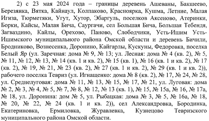 В Омской области расширили границы зоны ЧС из-за паводка В Омской области расширили границы зоны ЧС из-за паводка
