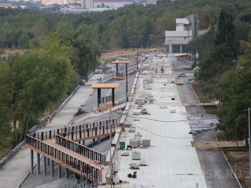 Названа дата открытия набережной Тухачевского в Омске Названа дата открытия набережной Тухачевского в Омске