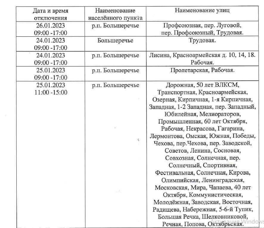 В крупном поселке Омской области пройдет серия отключения электричества В крупном поселке Омской области пройдет серия отключения электричества