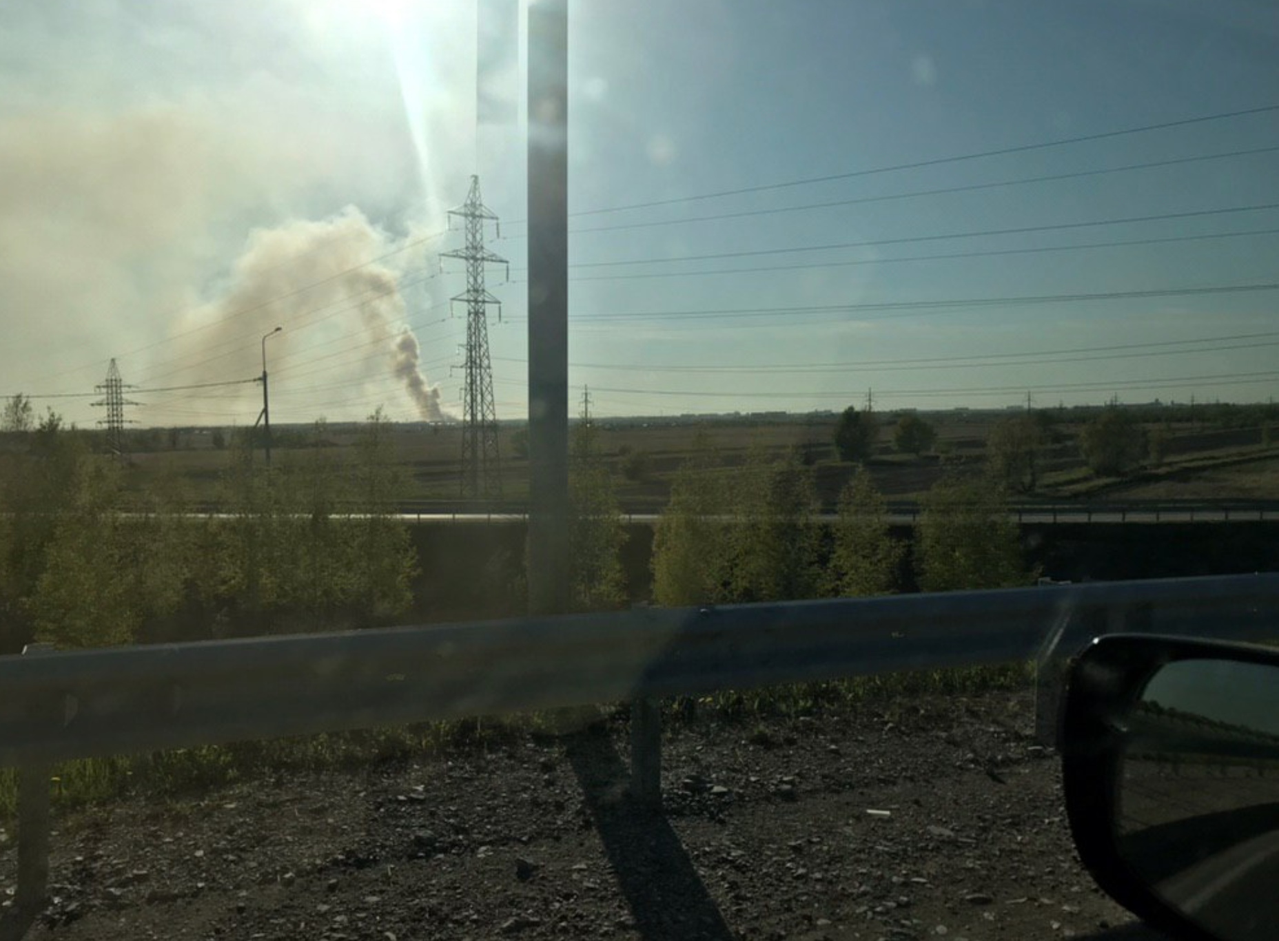 На Кировской свалке в Омске вновь вспыхнул пожар На Кировской свалке в Омске вновь вспыхнул пожар
