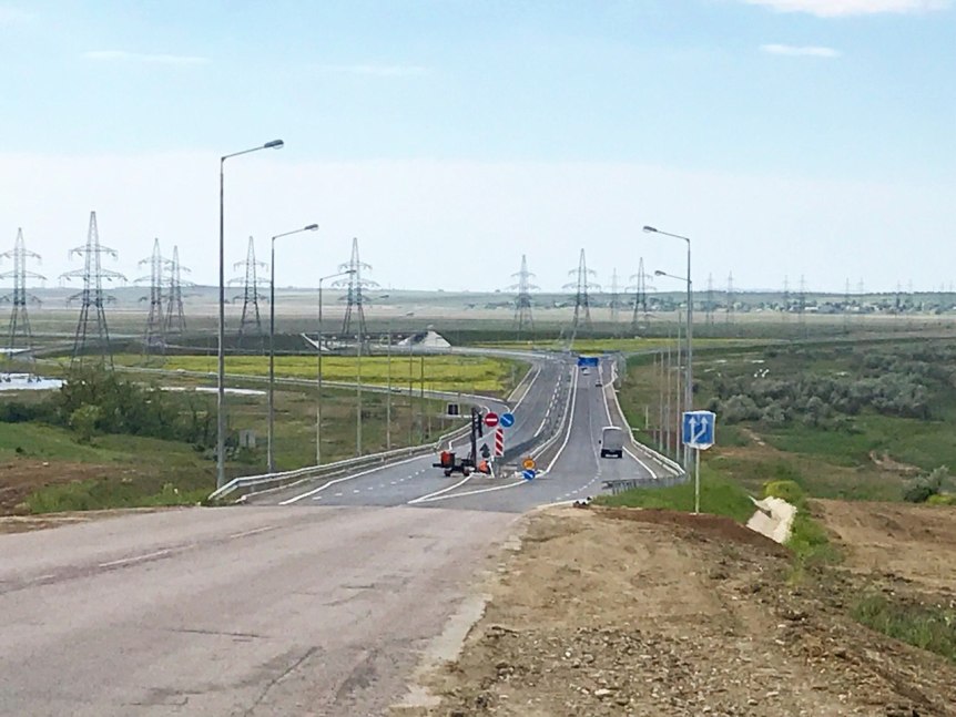 Крымский мост: за 24 часа до открытия Крымский мост: за 24 часа до открытия