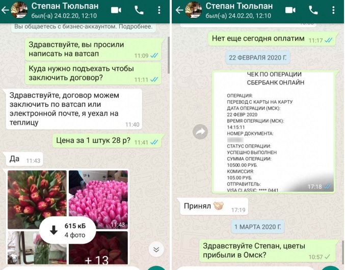 При покупке тюльпанов к 8 Марта омича обманули на крупную сумму При покупке тюльпанов к 8 Марта омича обманули на крупную сумму