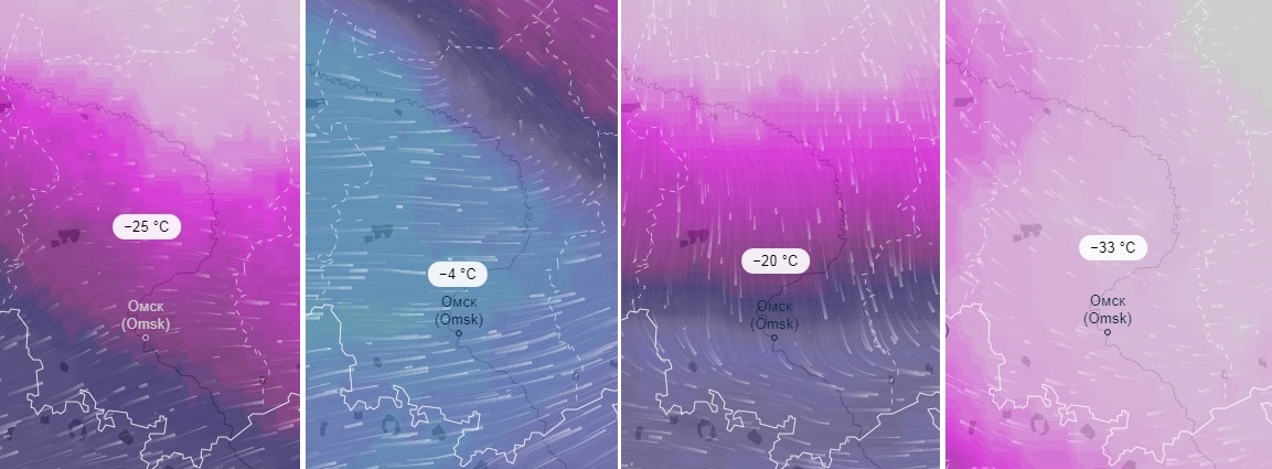 От -4 °С до -34 °С: Омскую область сотрясет чрезвычайно переменчивая погода От -4 °С до -34 °С: Омскую область сотрясет чрезвычайно переменчивая погода