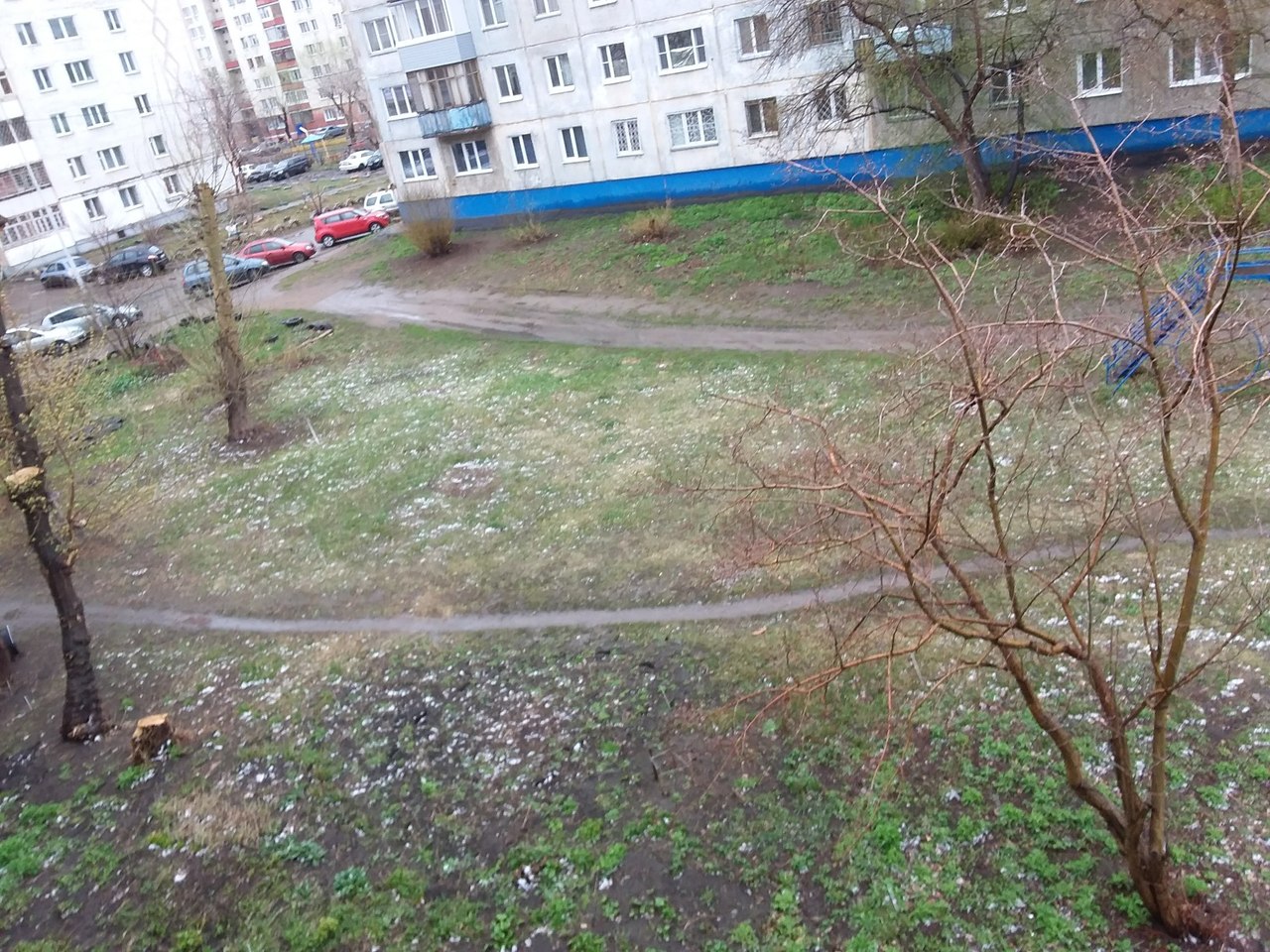 Снег в мае в Омске Снег в мае в Омске