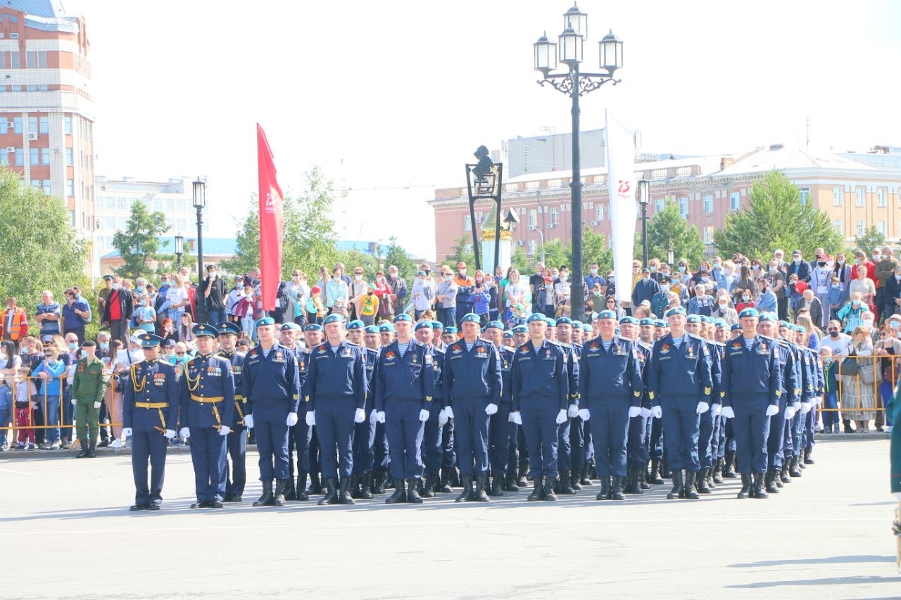 В Омске в особом формате прошел парад Победы - фото В Омске в особом формате прошел парад Победы - фото