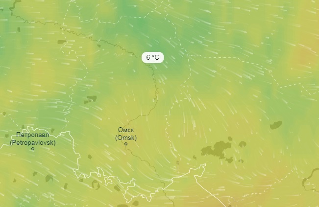 В Омскую область придет серьезное похолодание с дождями