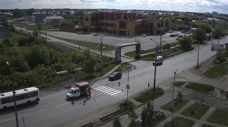 Новая разметка в Омске не продержалась и месяца Новая разметка в Омске не продержалась и месяца