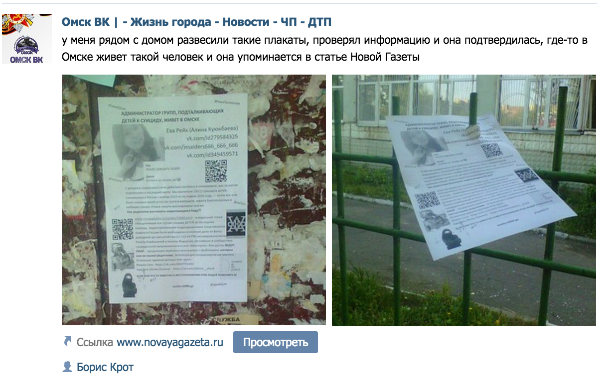 В Омске ищут вербовщицу детей для суицида В Омске ищут вербовщицу детей для суицида