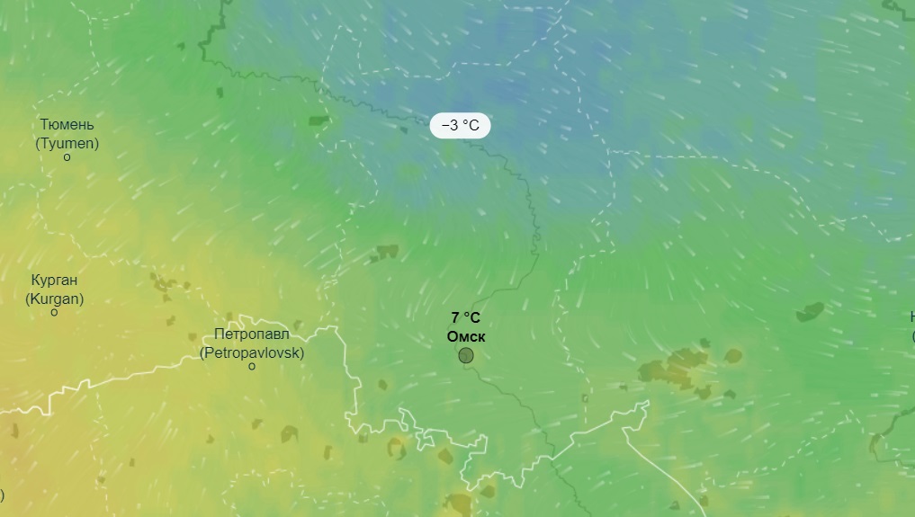 На Омскую область идет погода Заполярья На Омскую область идет погода Заполярья