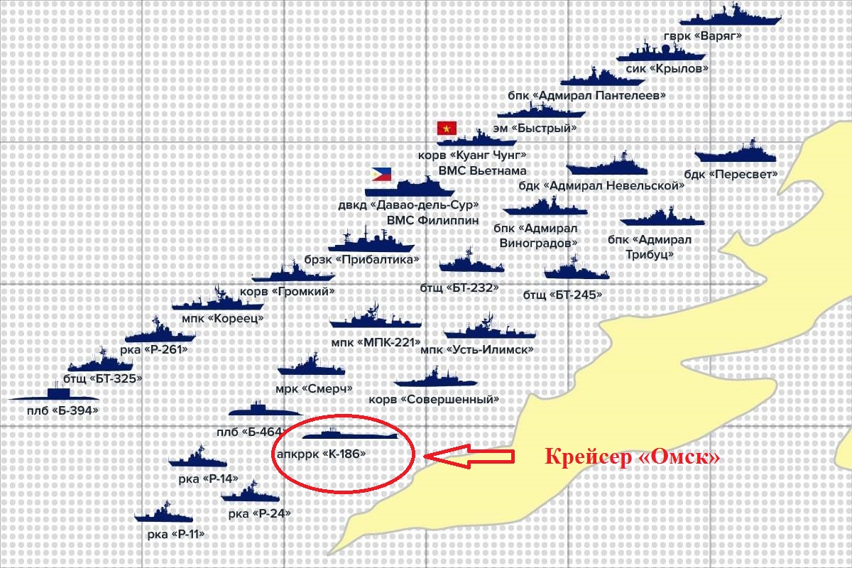 Недавно модернизированный атомный подводный крейсер «Омск» примет участие в параде во Владивостоке