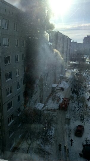 Взрыв газа в Омске