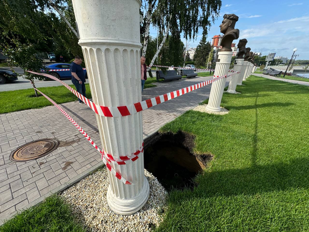 С омской Аллеи олимпийцев убрали бюст легкоатлетки Филюшкиной