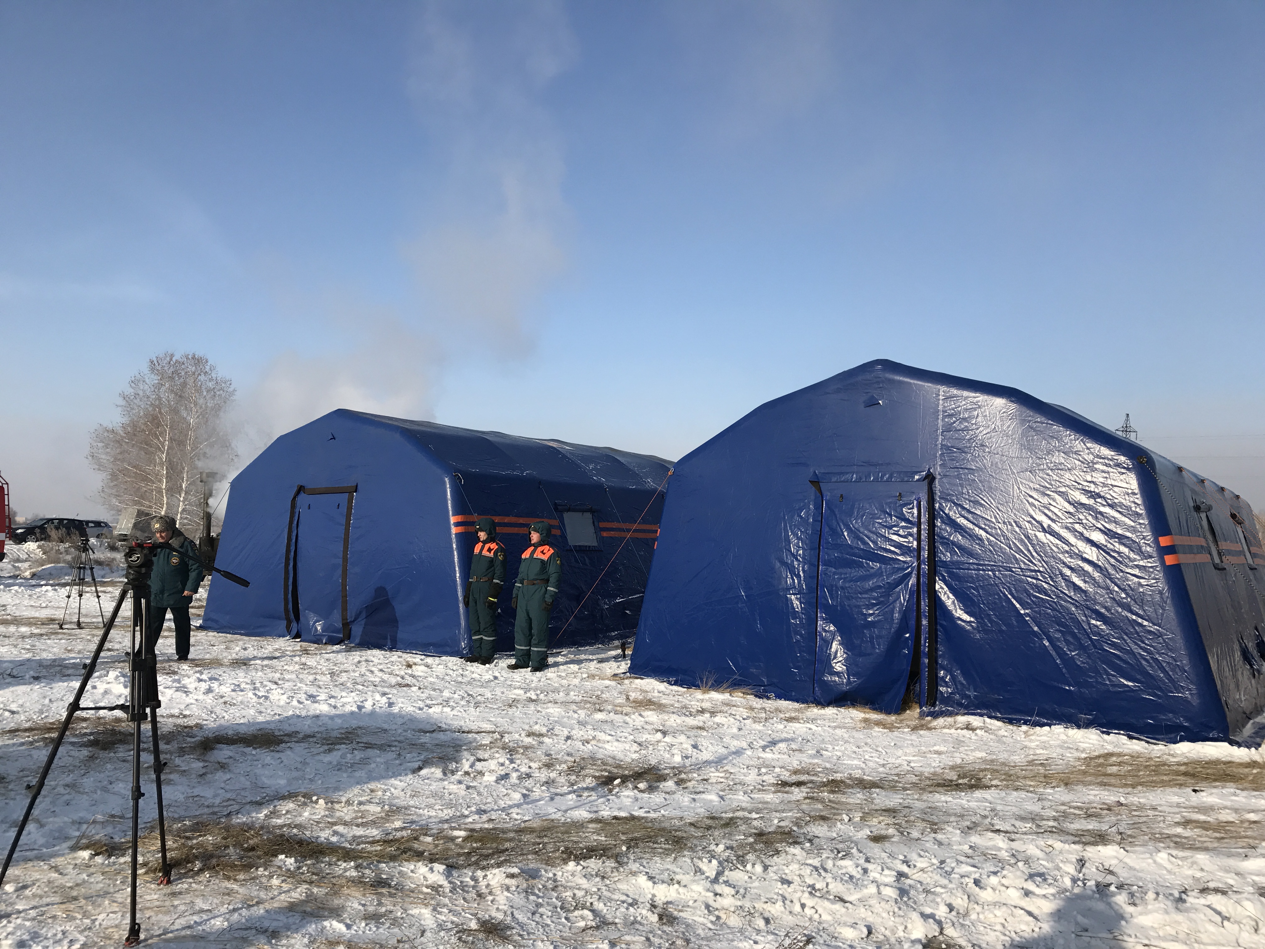 Омские спасатели показали сервис для попавших в беду на трассах