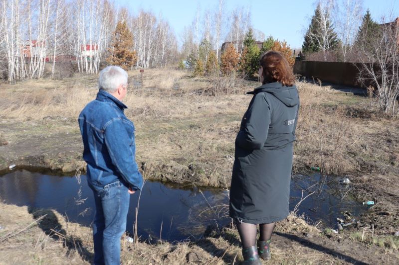 В селе Морозовка Омского района оценили эффективность противопаводковых мер В селе Морозовка Омского района оценили эффективность противопаводковых мер