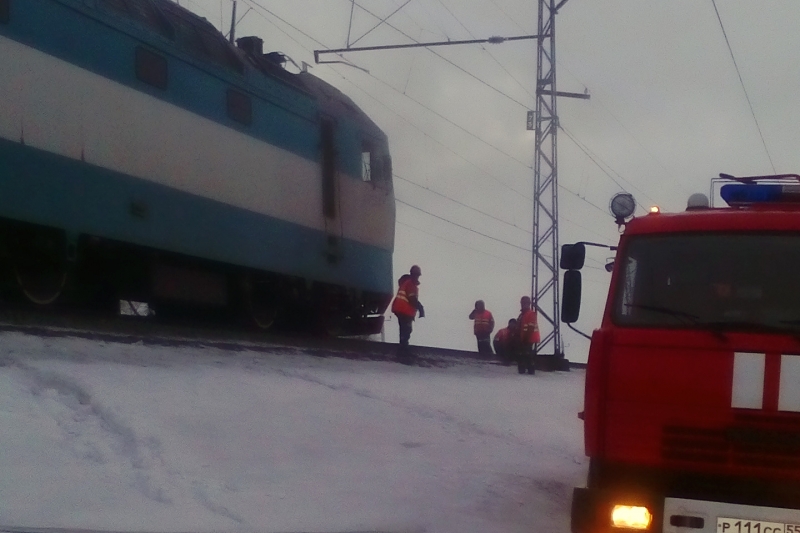 В Омской области на ходу загорелся поезд В Омской области на ходу загорелся поезд