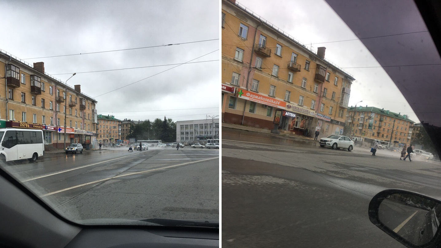 Прорыв трубы Прорыв трубы