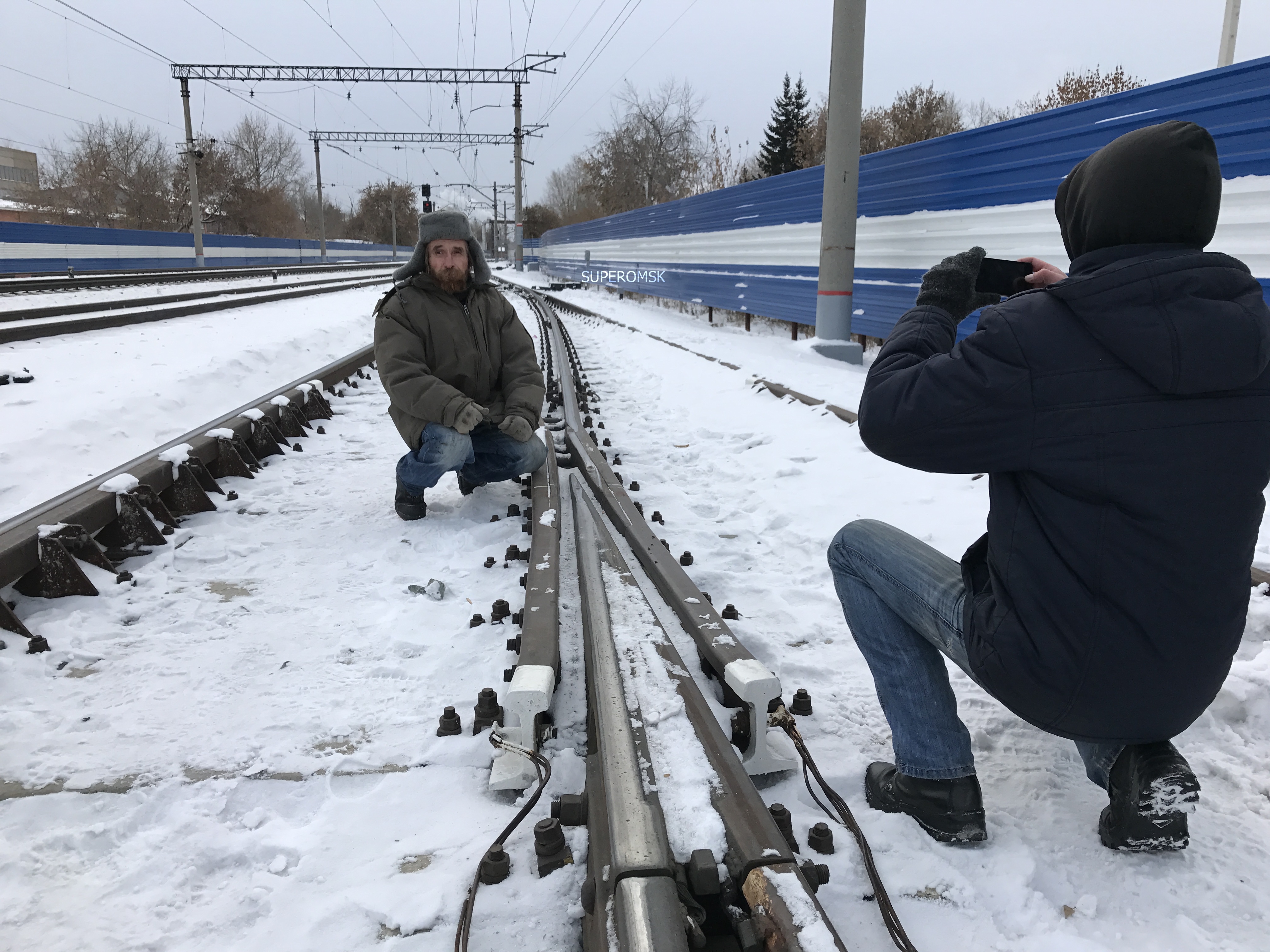 Омский бомж стал фотомоделью из-за водки