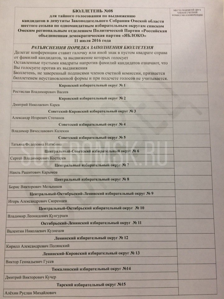 Нагибина возглавила список «Яблока» на Заксобрание Омской области Нагибина возглавила список «Яблока» на Заксобрание Омской области