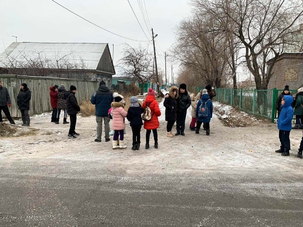 В Омске спасли умирающую сбитую собаку, которая застряла в трубе