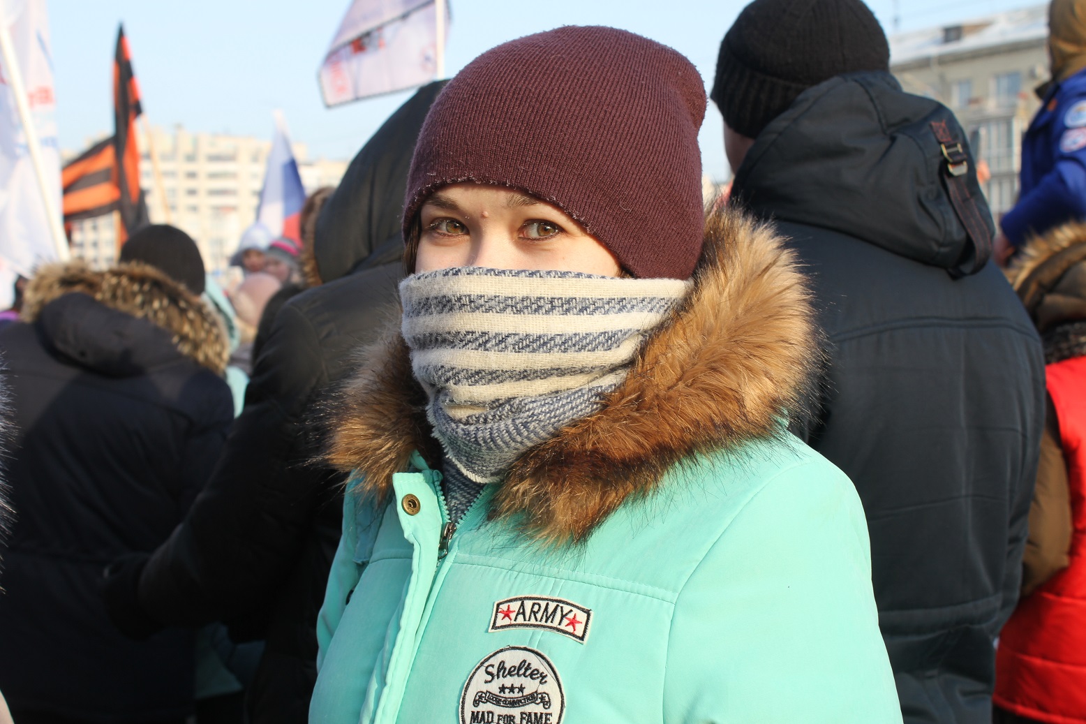 В Омске прошел митинг-концерт, посвященный Году добровольца