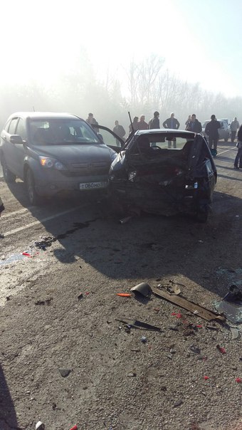 В массовом ДТП под Омском пострадали 7 человек