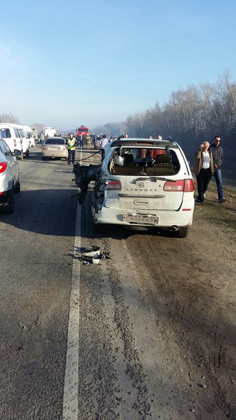 В массовом ДТП под Омском пострадали 7 человек