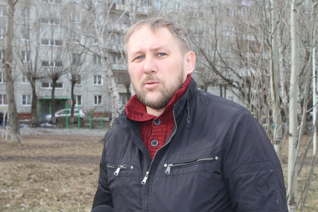 Андрей Ткачук на субботнике Андрей Ткачук на субботнике
