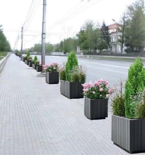 На Гагарина в Омске применят модульное озеленение