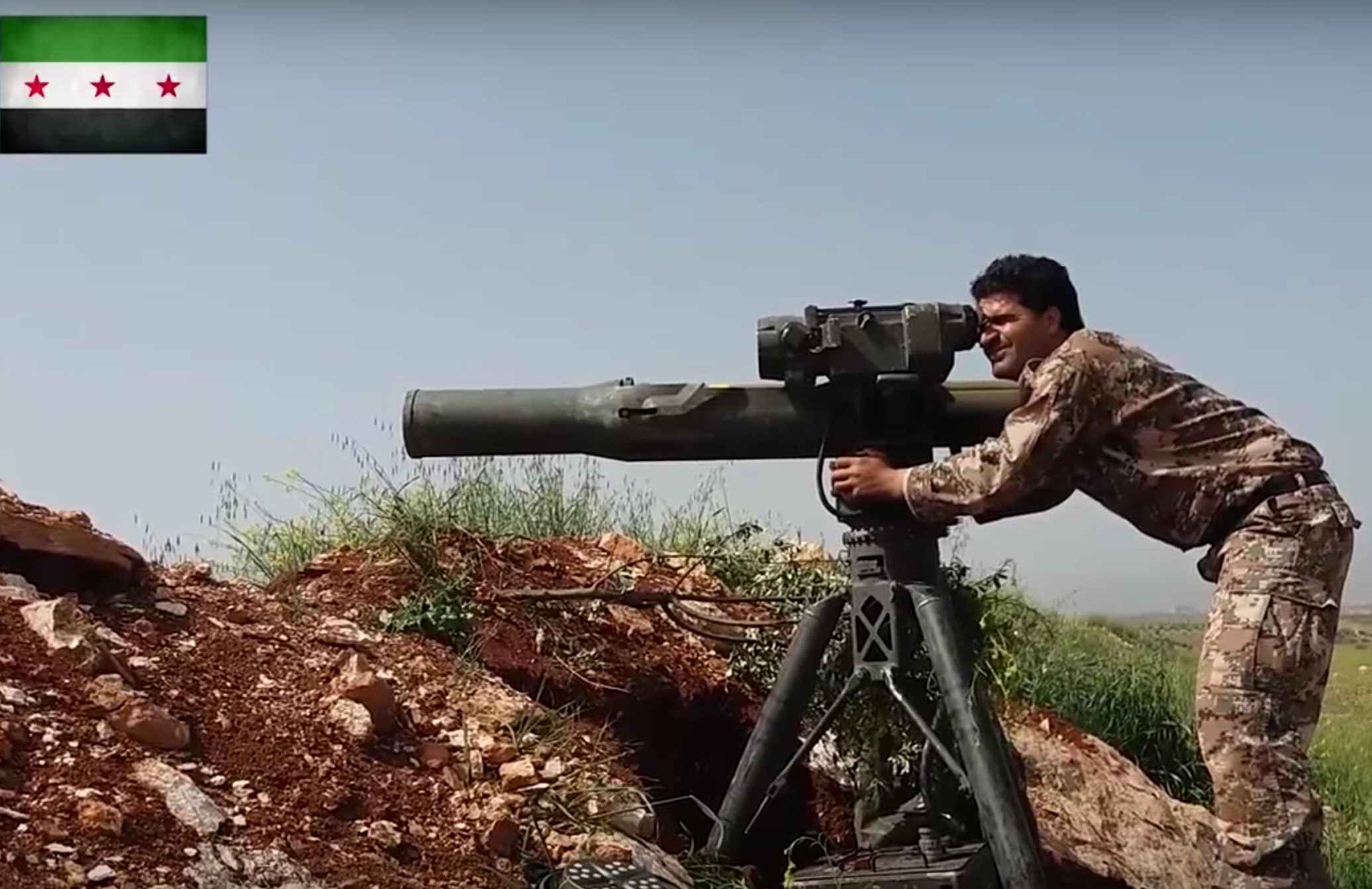 Сирийские боевики заявляют об уничтожении омского «Солнцепека» Сирийские боевики заявляют об уничтожении омского «Солнцепека»