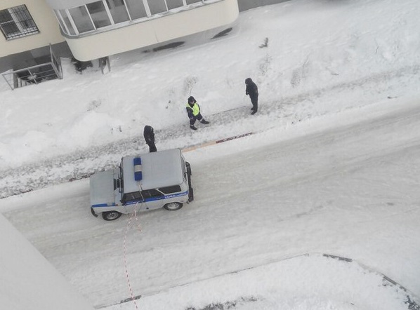 В Омске оцепили двор дома на Завертяева - ФОТО В Омске оцепили двор дома на Завертяева - ФОТО