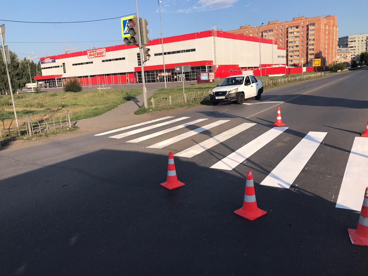 В омском УДХБ рассказали, почему отказались от иска по «исчезнувшей» разметке