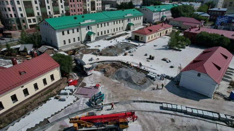 Хоценко показал с неба обновленную набережную в Омске Хоценко показал с неба обновленную набережную в Омске