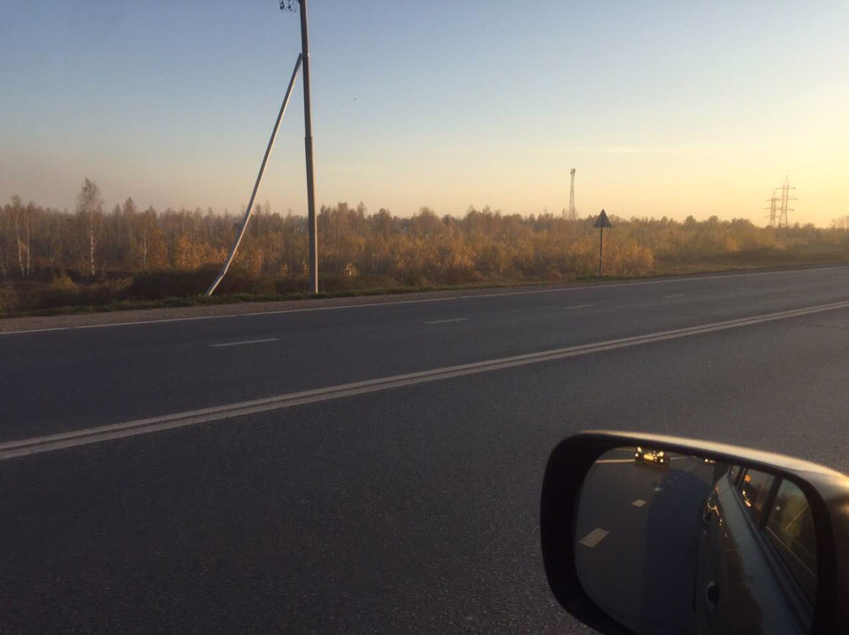 Ленинский округ Омска заволокло едким дымом Ленинский округ Омска заволокло едким дымом